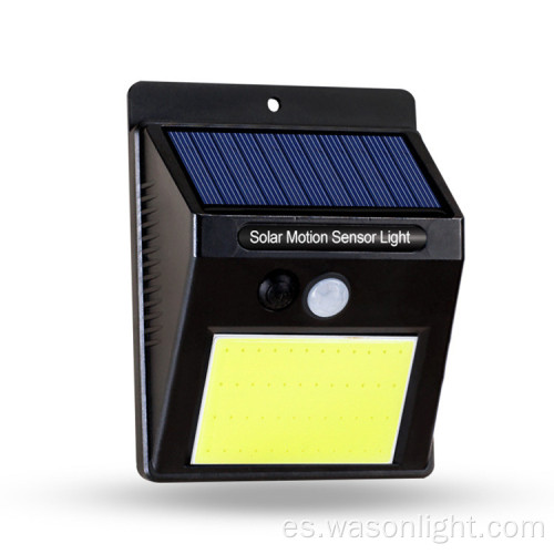 Ningbo Factory COB 48 LED CARACE SEGURIDAD DE SEGURIDAD AUTALERA Lámpara solar de pared